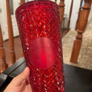 Starbucks Ruby Red Jeweled Tumbler
